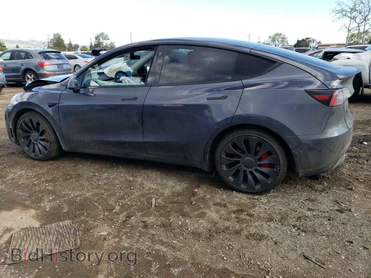 2022 TESLA MODEL Y - VIN: 7SAYGDEF7NF409143 - Фото 2
