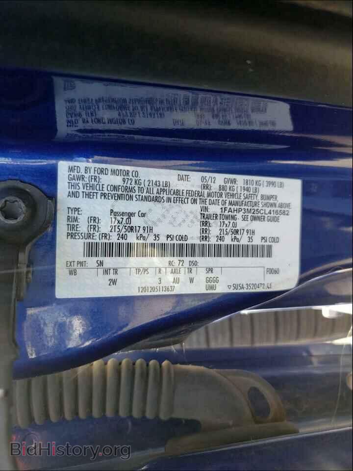 2012 FORD FOCUS - VIN: 1FAHP3M25CL416582 - Photo 10