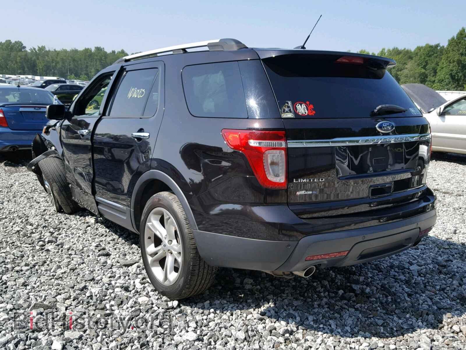 2013 FORD EXPLORER L - VIN: 1FM5K8F8XDGA62915 - Фото 3