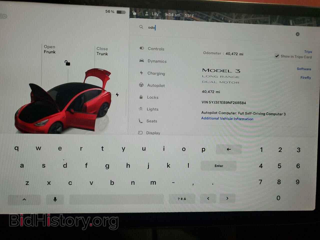 2022 TESLA MODEL 3 - VIN: 5YJ3E1EB9NF268584 - Фото 9