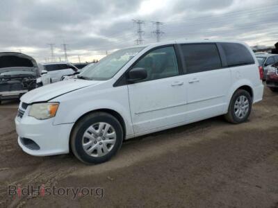 2014 Dodge CARAVAN SE, белый — VIN 2C4RDGBG8ER110788, Copart