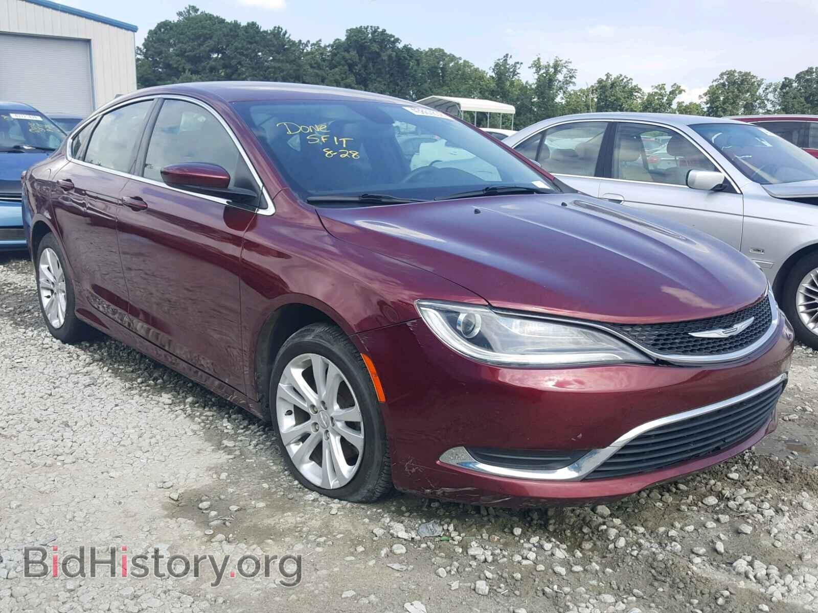 Фотография 1C3CCCAB2GN155396 - CHRYSLER 200 2016