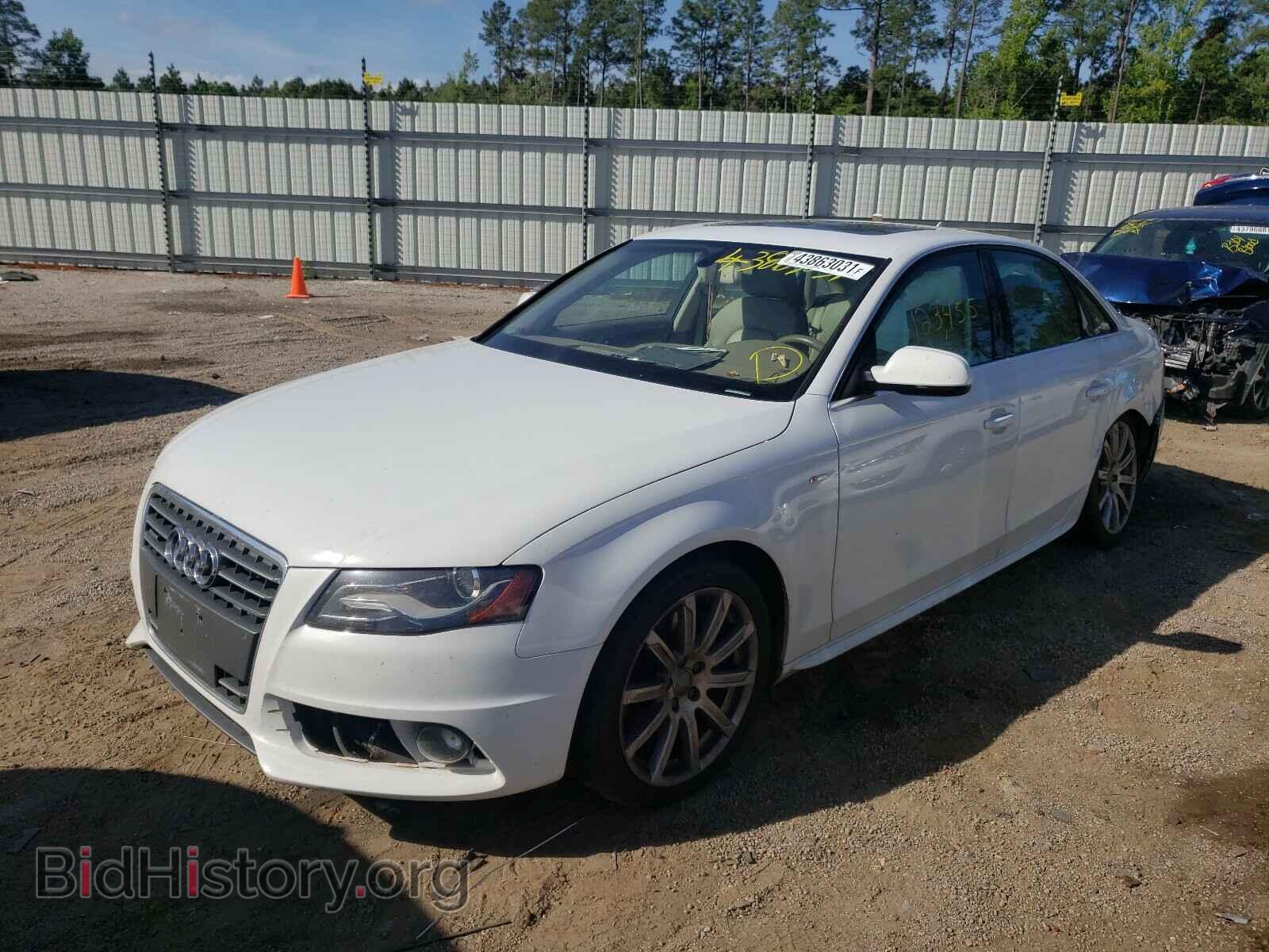 2012 AUDI A4 - VIN: WAUFFAFL0CN013707 - Фото 2