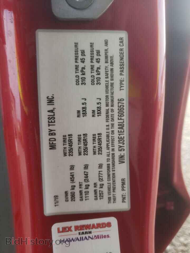 2020 TESLA MODEL 3 - VIN: 5YJ3E1EA8LF606576 - Photo 12
