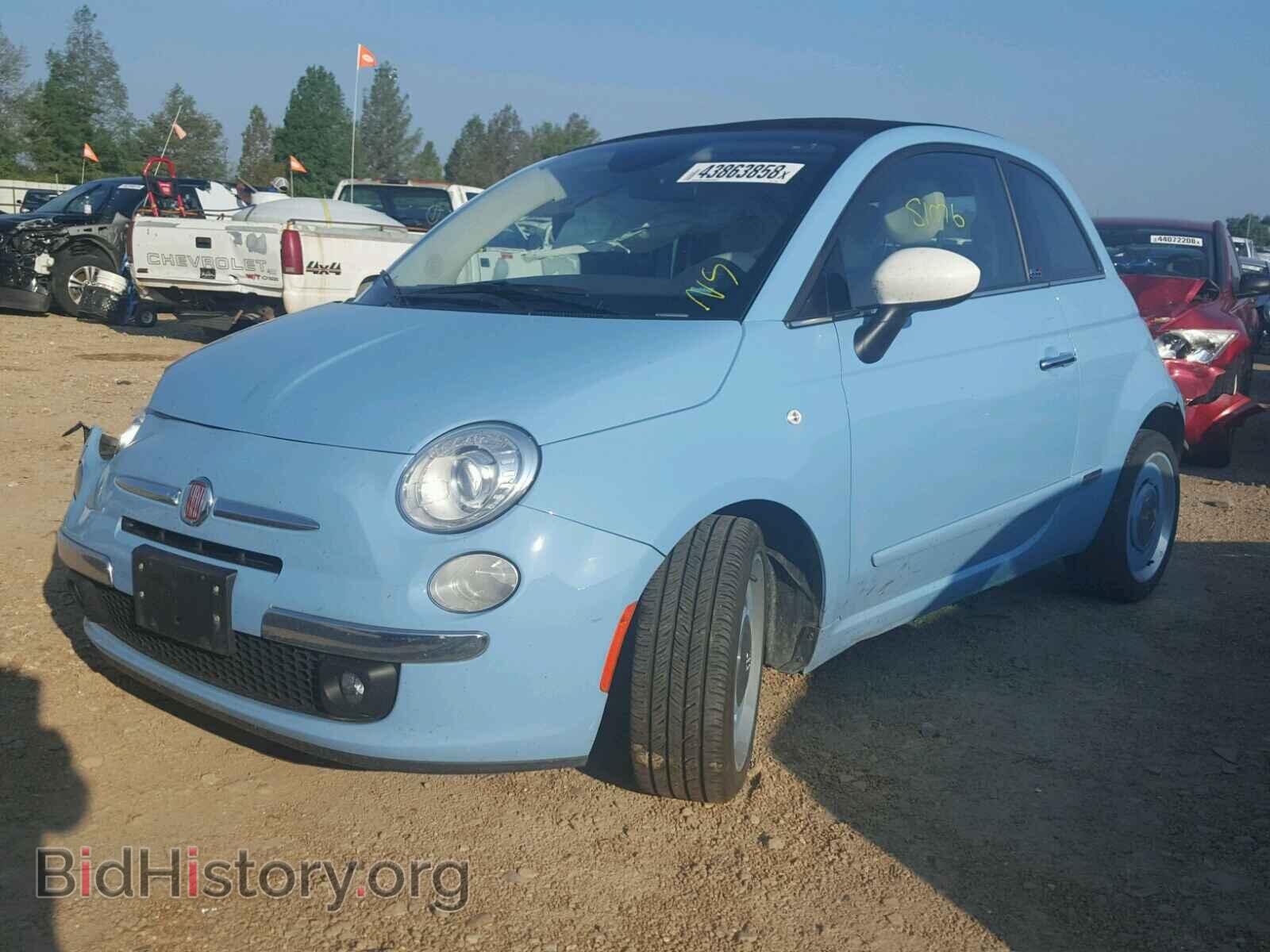 2015 FIAT 500 - VIN: 3C3CFFER1FT702057 - Фото 2