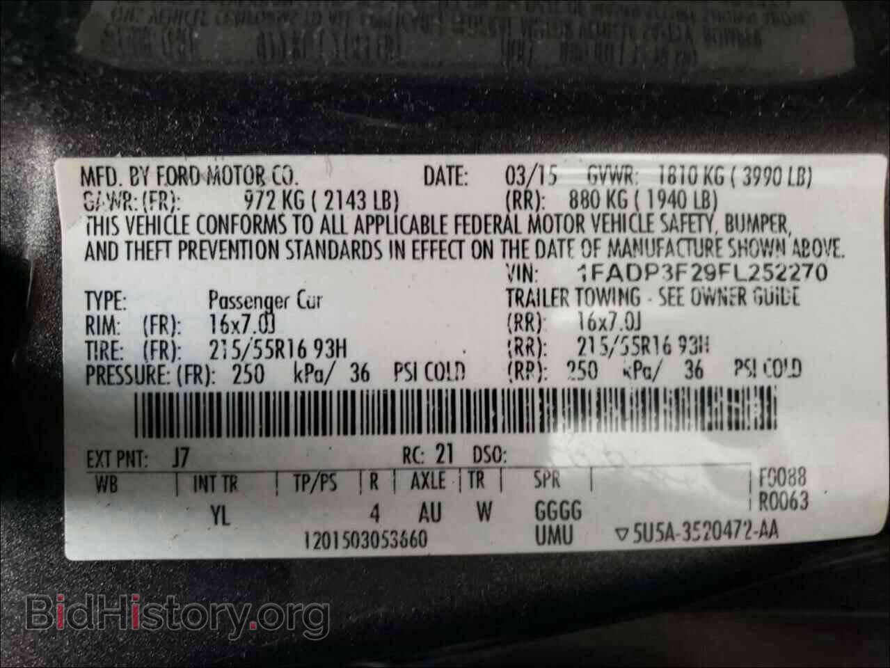 2015 FORD FOCUS - VIN: 1FADP3F29FL252270 - Photo 10