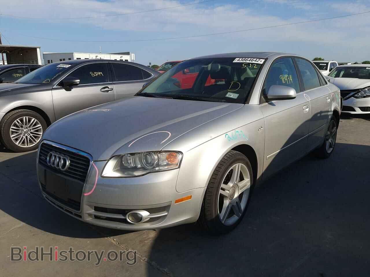 2007 AUDI A4 - VIN: WAUDF78E17A111022 - Фото 2