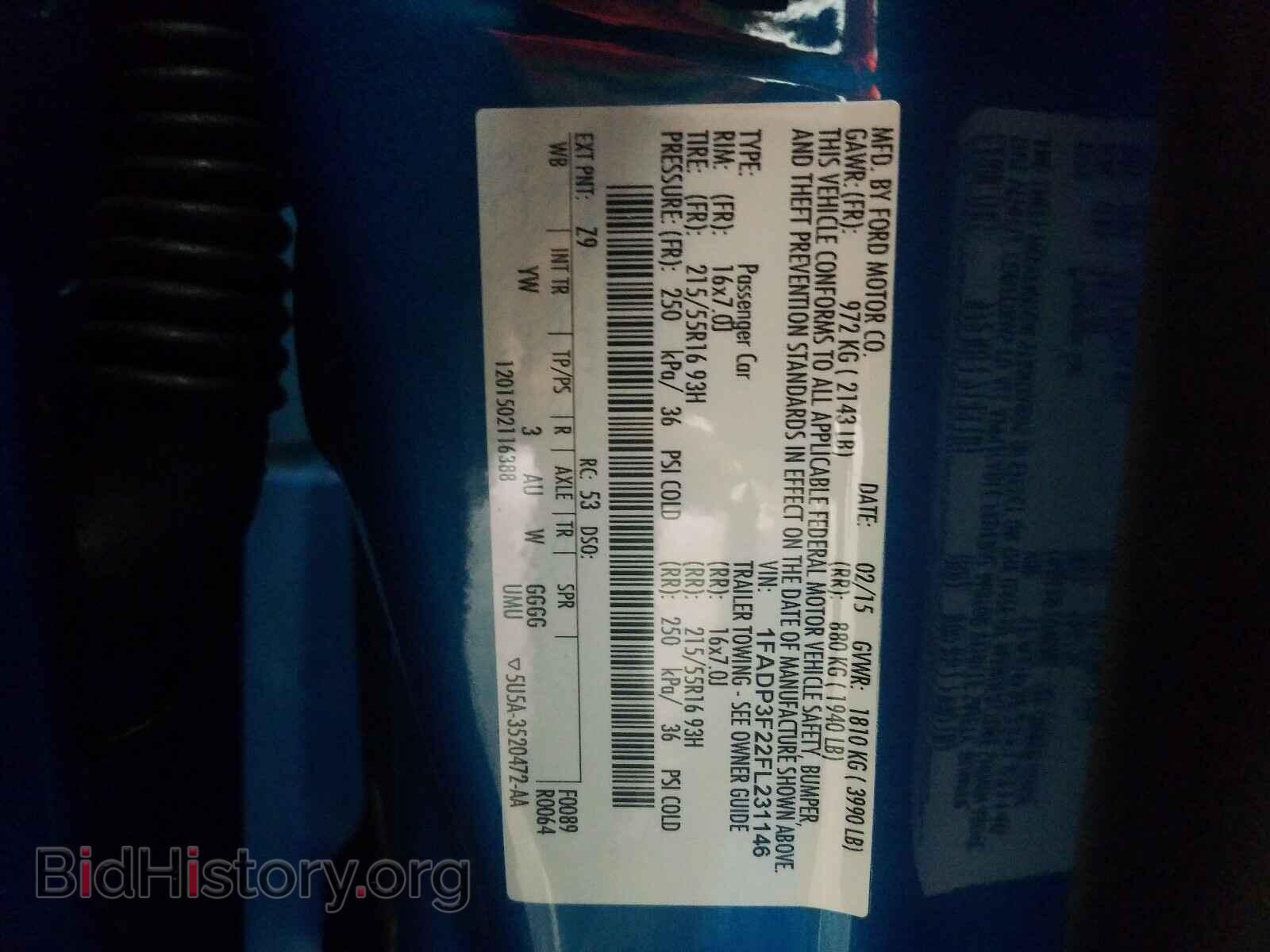 2015 FORD FOCUS - VIN: 1FADP3F22FL231146 - Photo 10