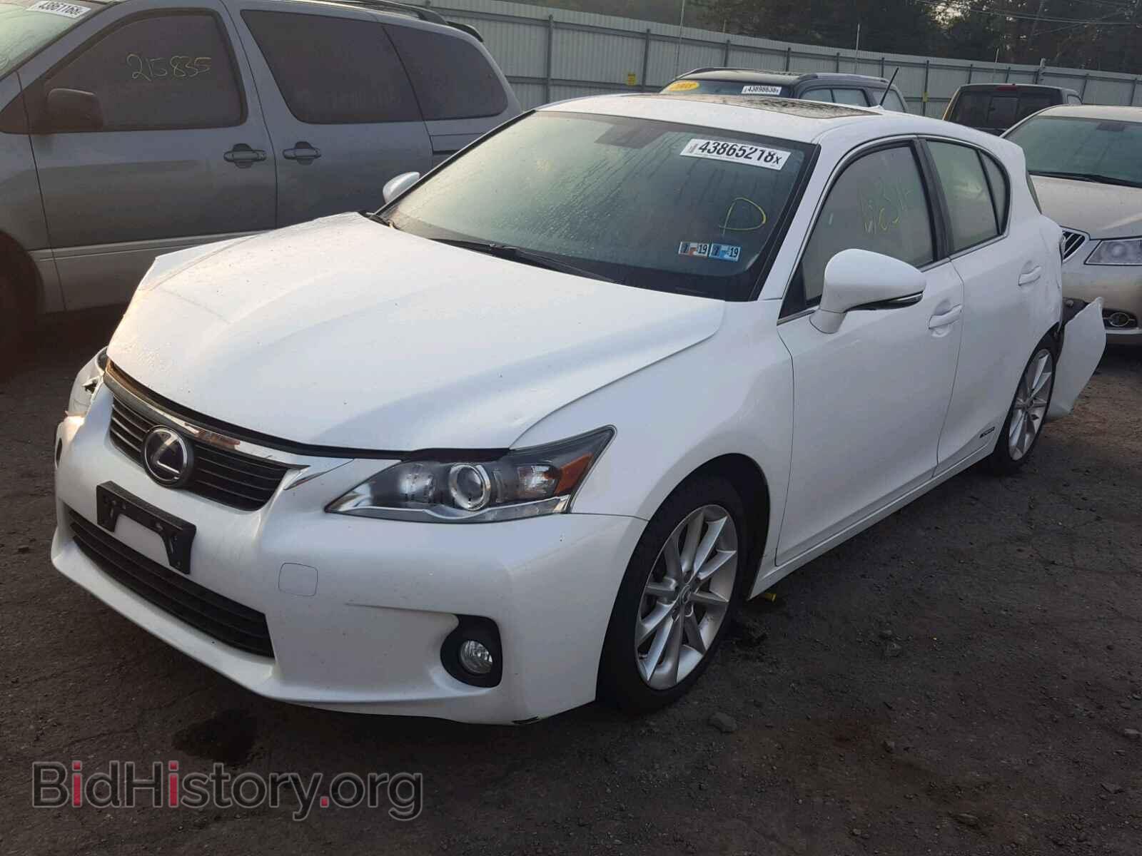 2012 LEXUS CT 200 - VIN: JTHKD5BH4C2106939 - Фото 2