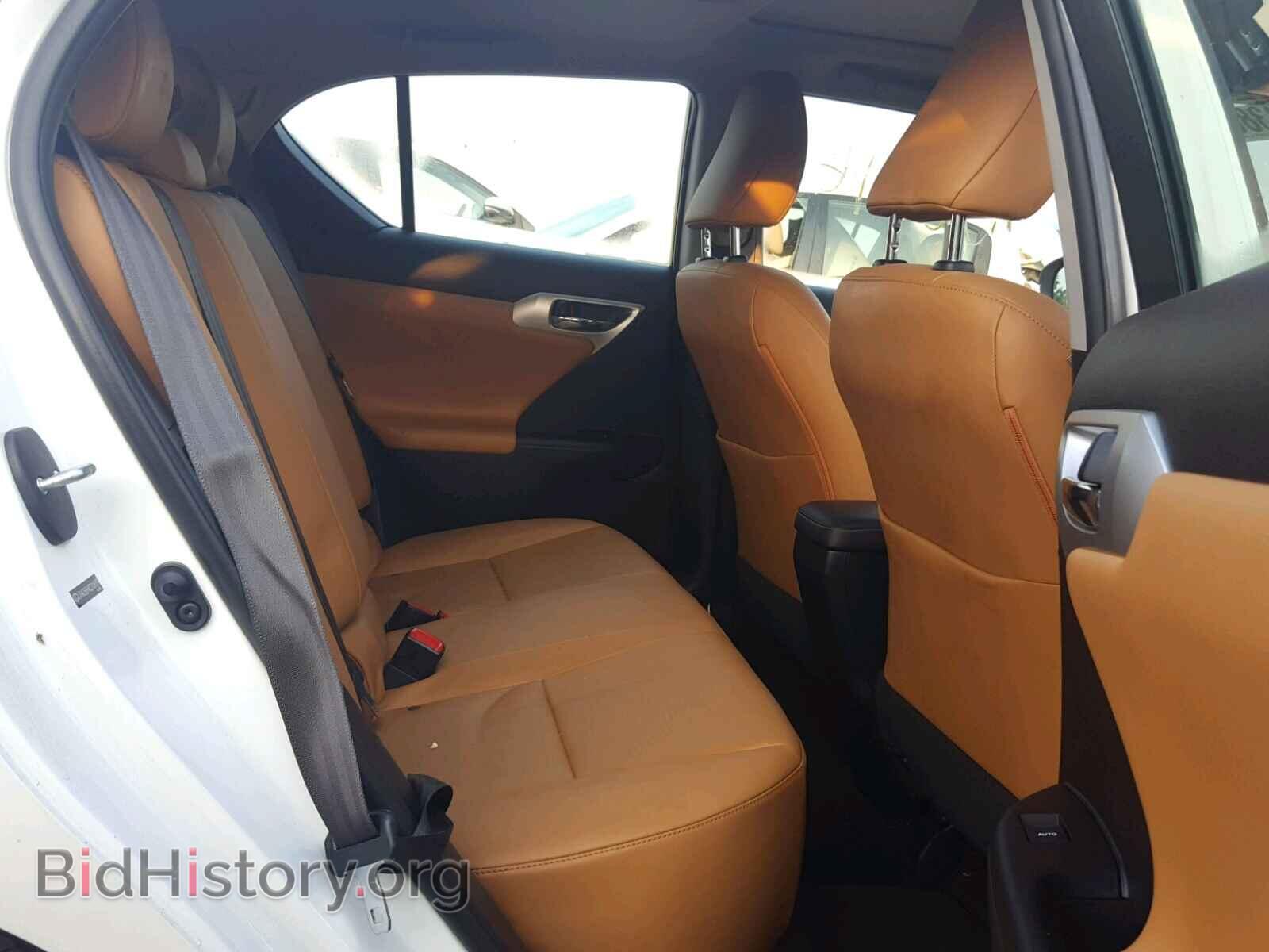 2012 LEXUS CT 200 - VIN: JTHKD5BH4C2106939 - Фото 6
