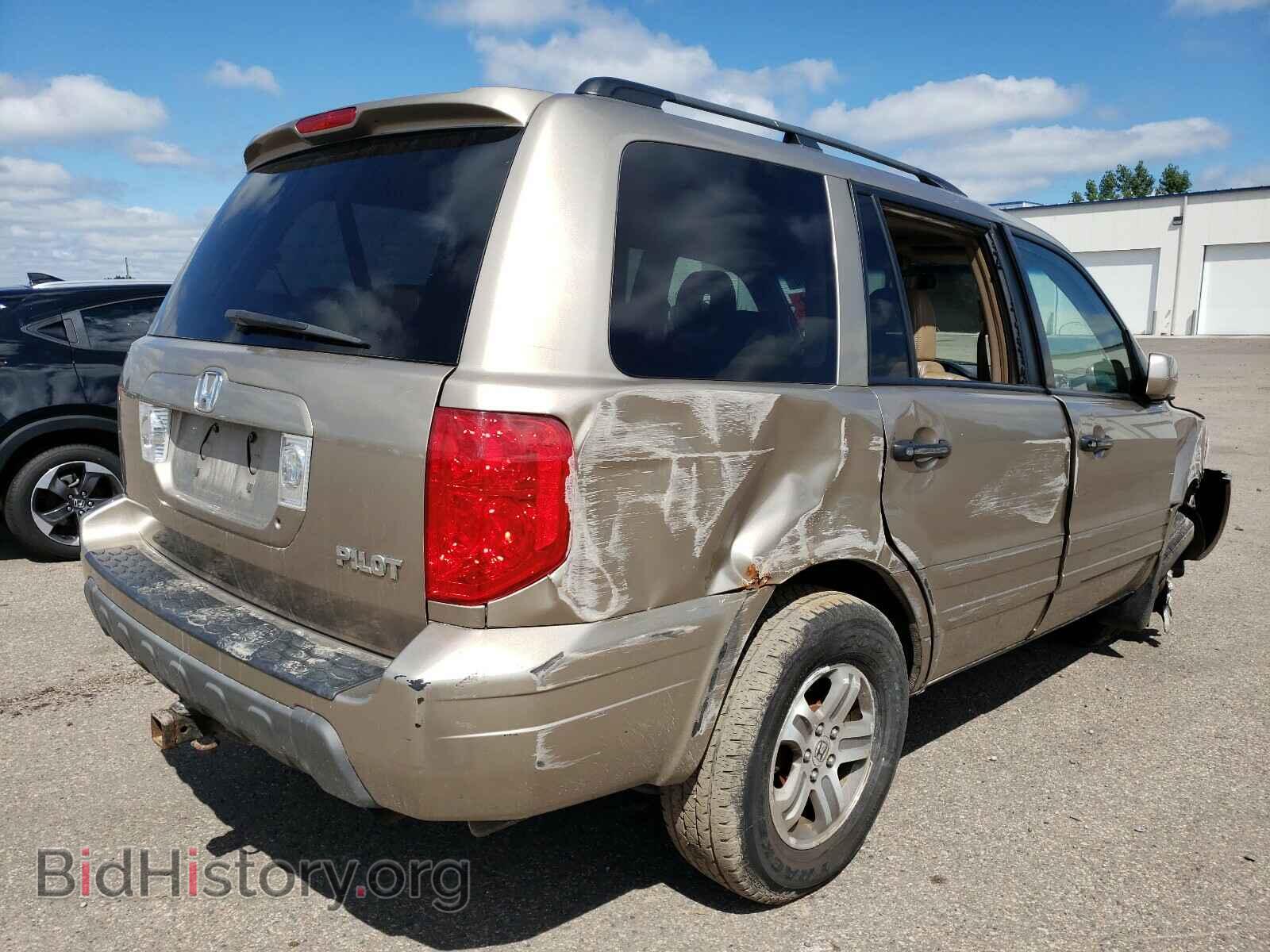 2005 HONDA PILOT - VIN: 2HKYF18525H532528 - Фото 4