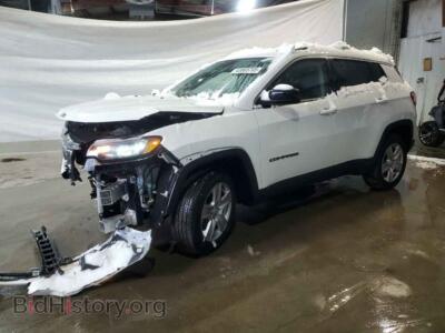 2022 Jeep COMPASS Latitude, белый — VIN 3C4NJDBB0NT208091, Copart