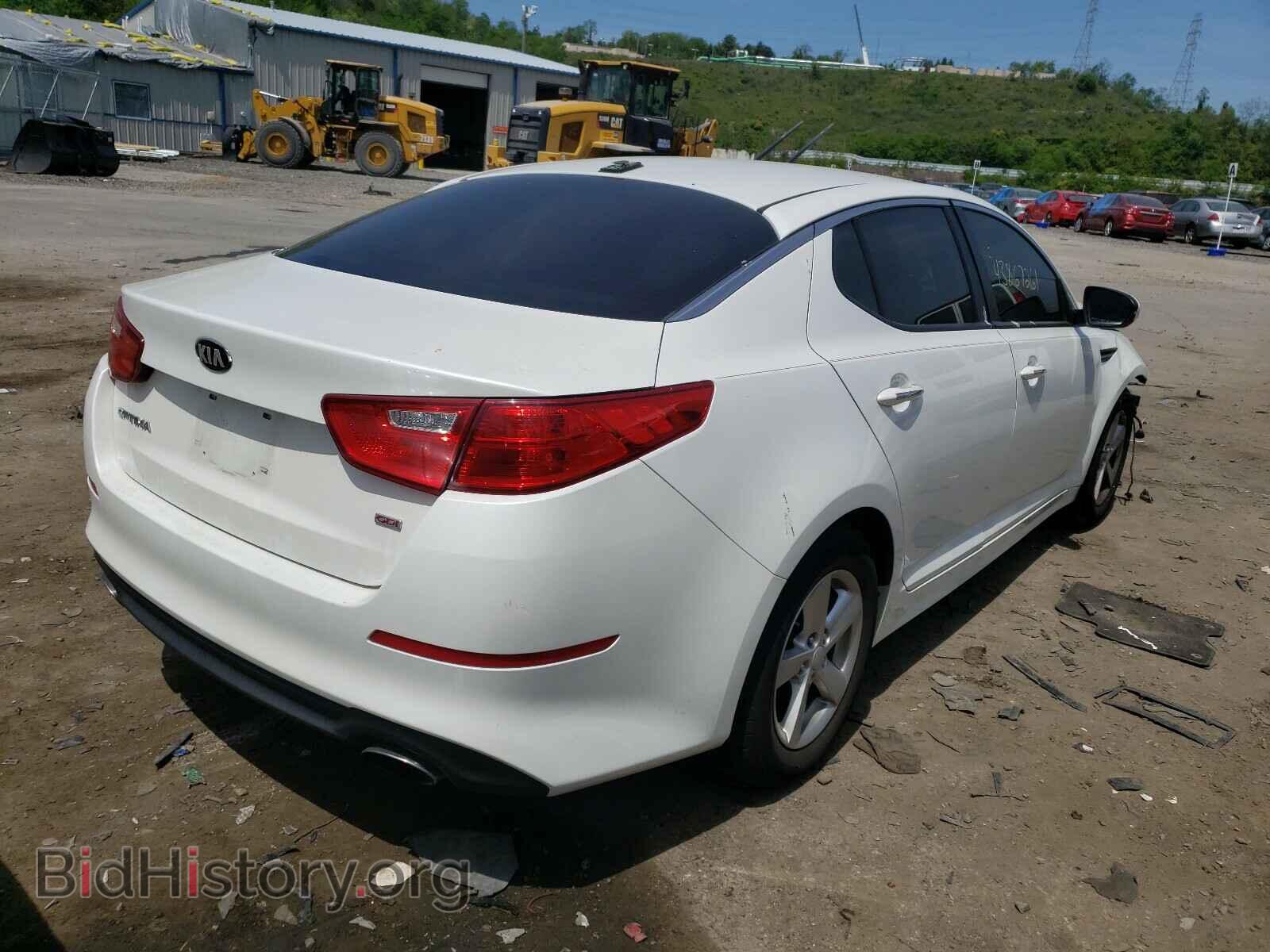 2015 KIA OPTIMA - VIN: KNAGM4A74F5577807 - Photo 4