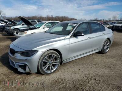 2014 BMW 3 SERIES D xDrive, silver — VIN WBA3D5C5XEKX97629, Copart
