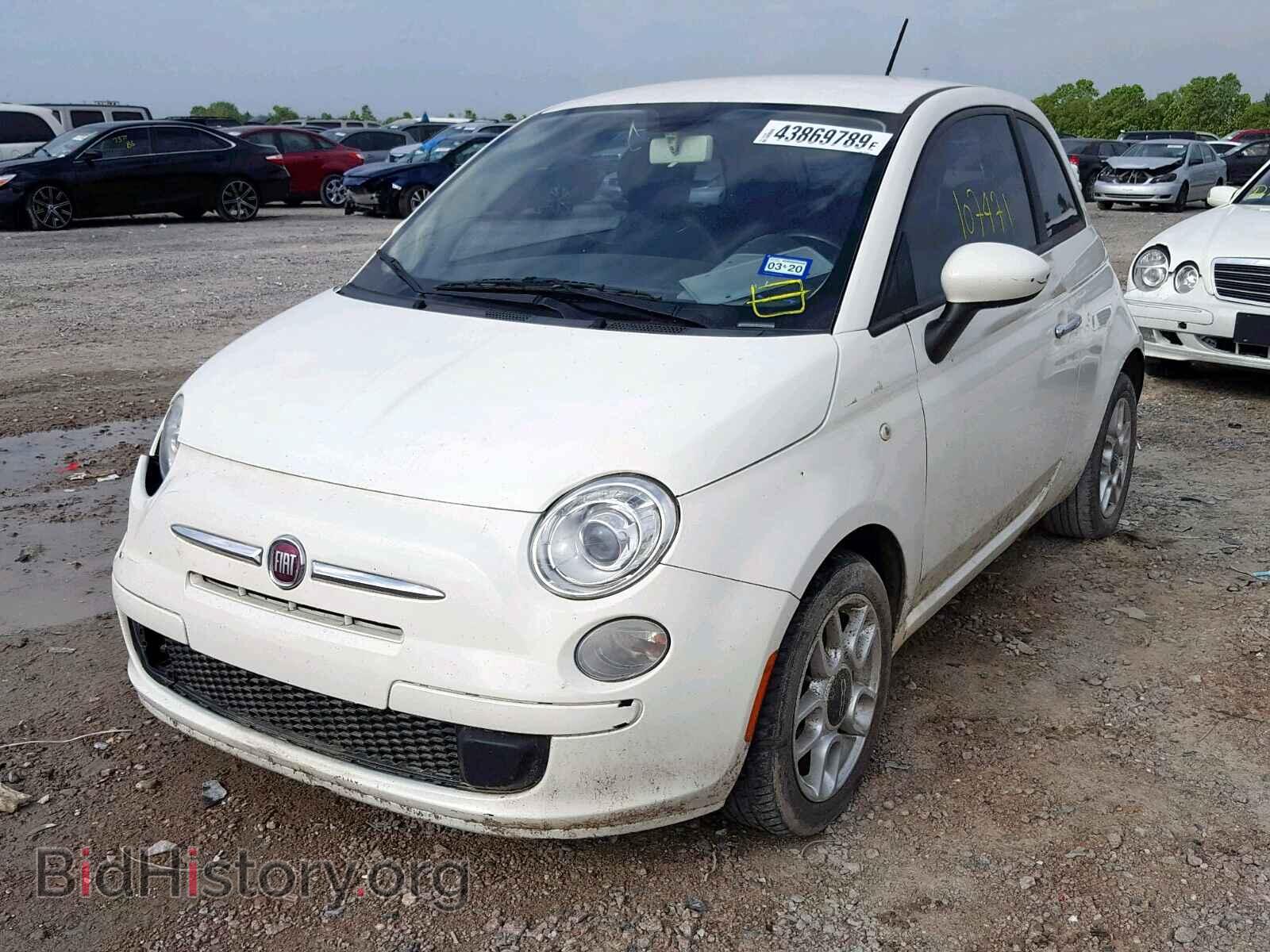 2012 FIAT 500 - VIN: 3C3CFFAR7CT277624 - Фото 2