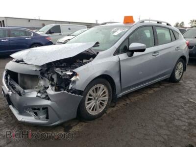 2018 Subaru IMPREZA Premium, серебристый — VIN 4S3GTAB64J3710337, Copart