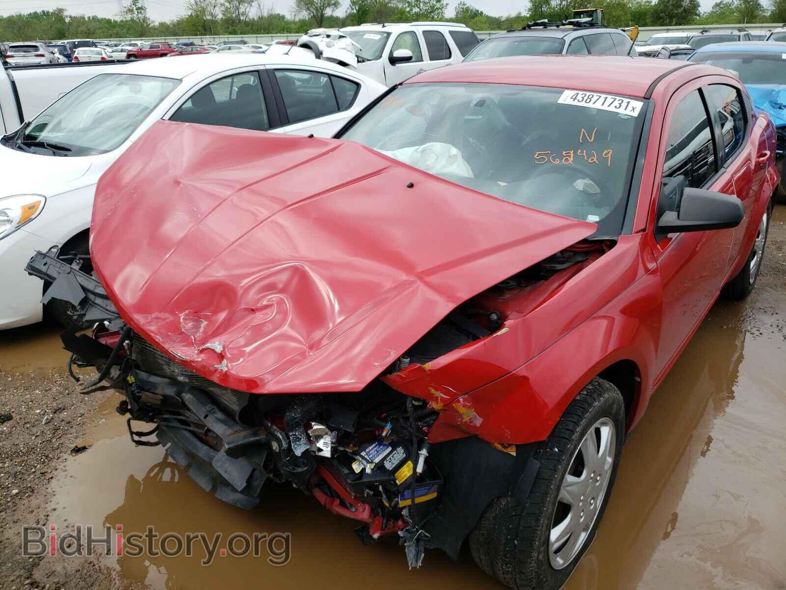 2013 DODGE AVENGER - VIN: 1C3CDZAB5DN562429 - Фото 2
