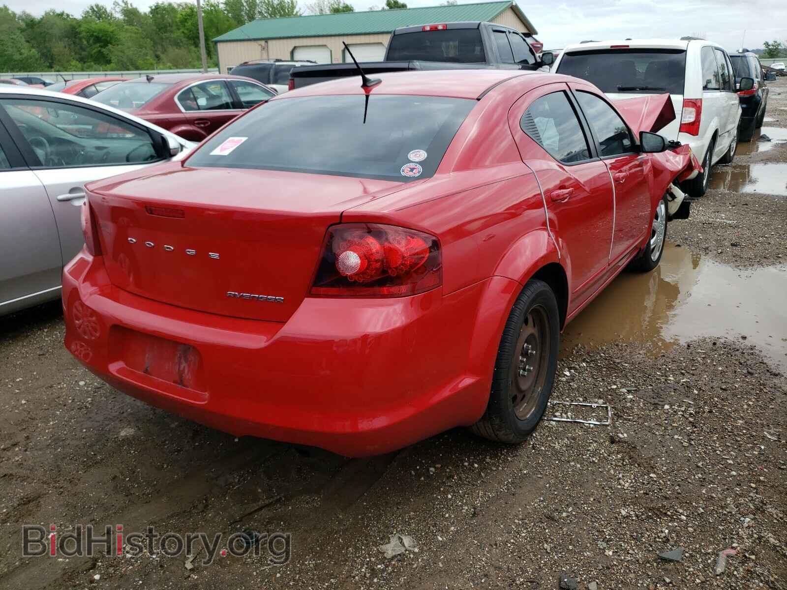 2013 DODGE AVENGER - VIN: 1C3CDZAB5DN562429 - Фото 4