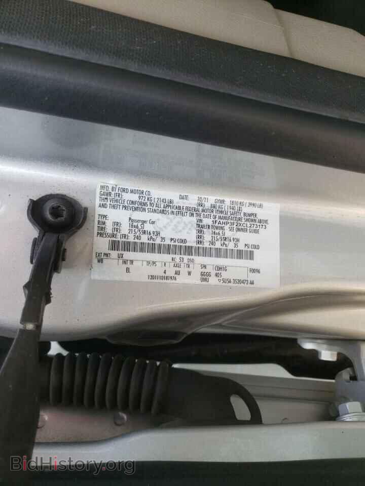 2012 FORD FOCUS - VIN: 1FAHP3F2XCL273173 - Фото 10