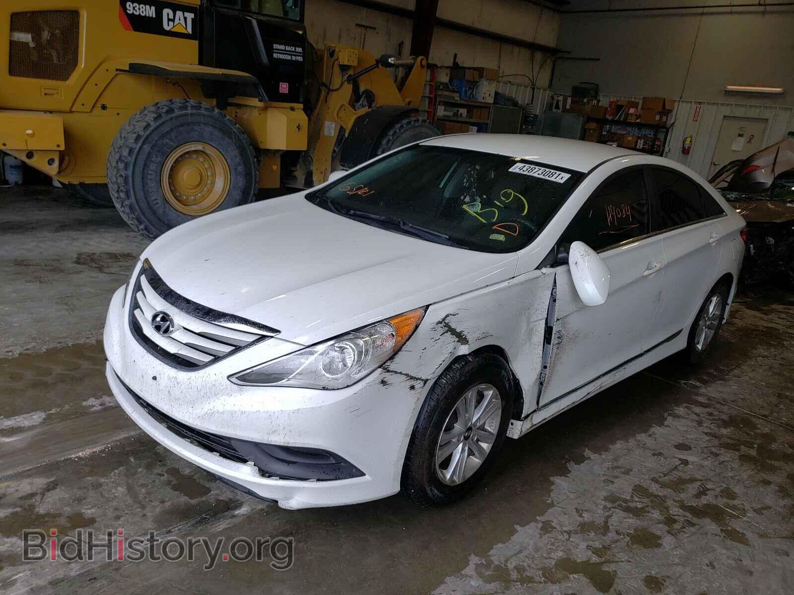 2014 HYUNDAI SONATA - VIN: 5NPEB4AC0EH851211 - Фото 2