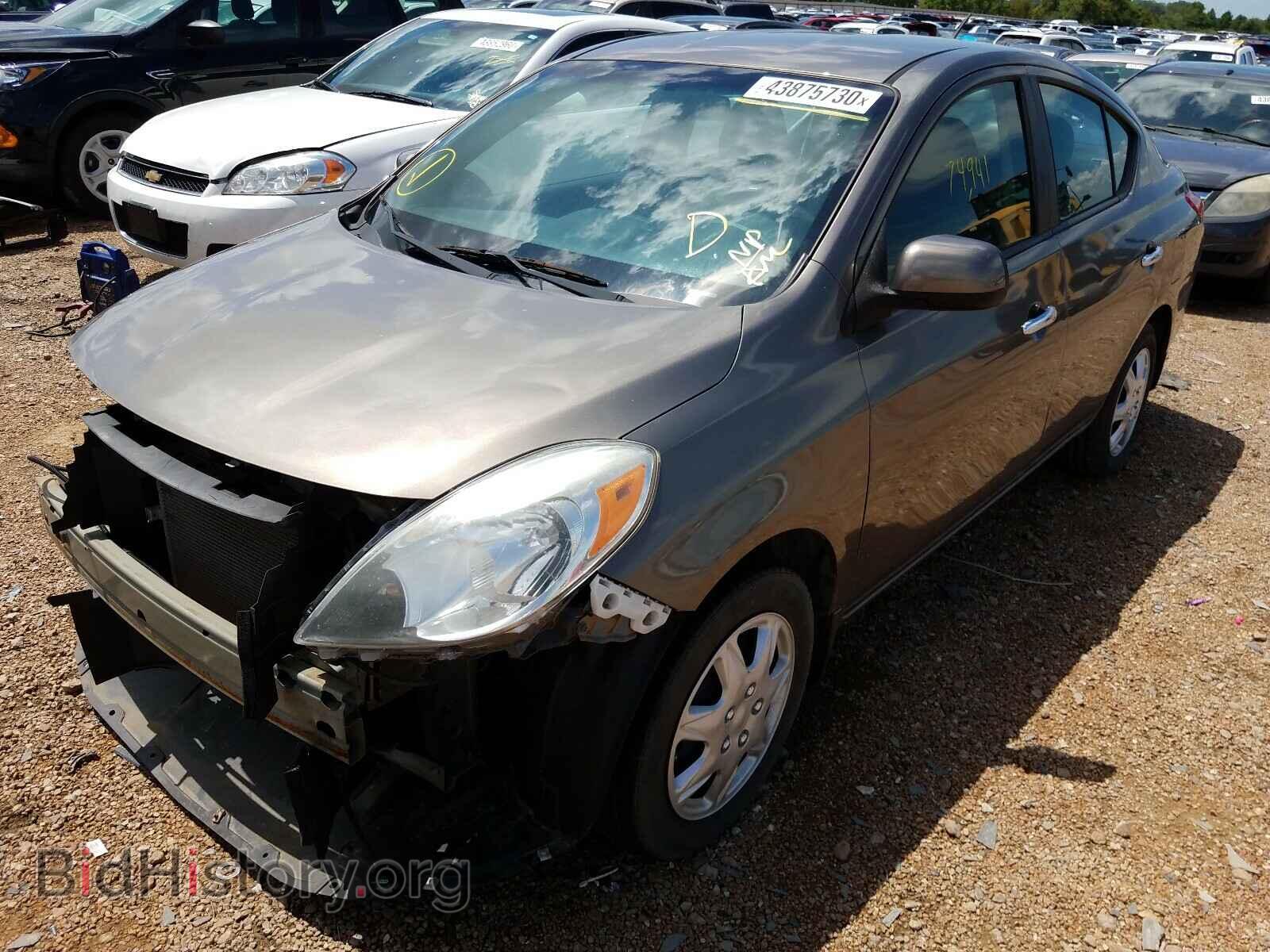 2012 NISSAN VERSA - VIN: 3N1CN7AP0CL941042 - Фото 2