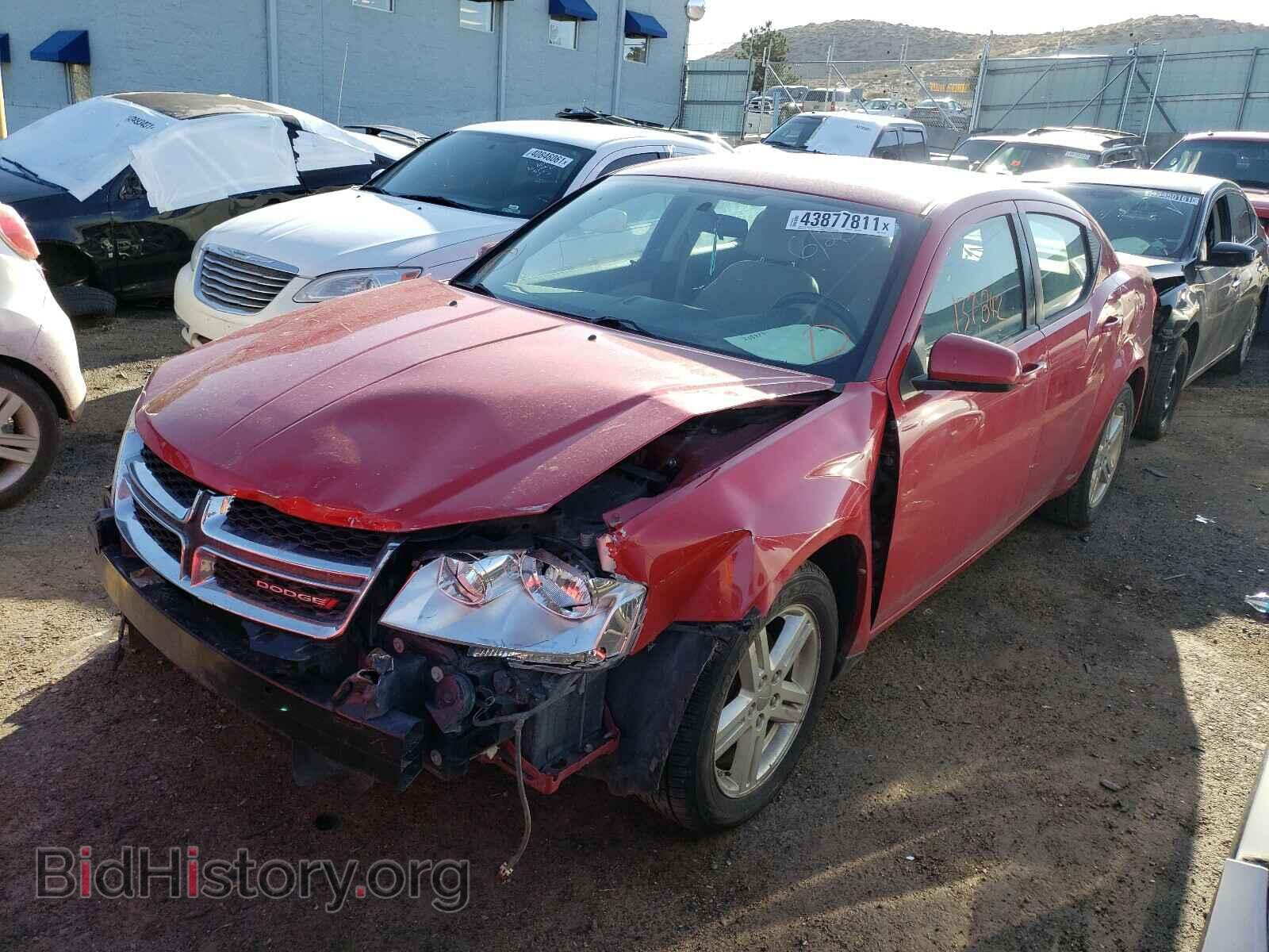 2013 DODGE AVENGER - VIN: 1C3CDZCBXDN567963 - Фото 2