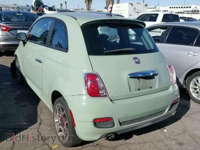 2012 FIAT 500 - VIN: 3C3CFFBR3CT308575 - Фото 3