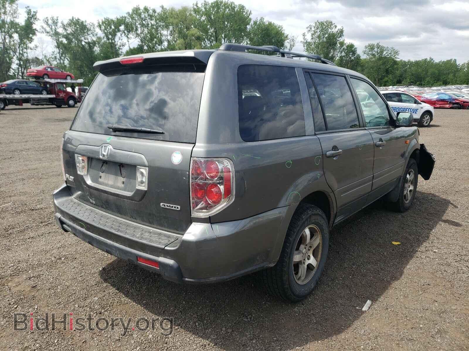 2007 HONDA PILOT - VIN: 2HKYF18687H524199 - Фото 4