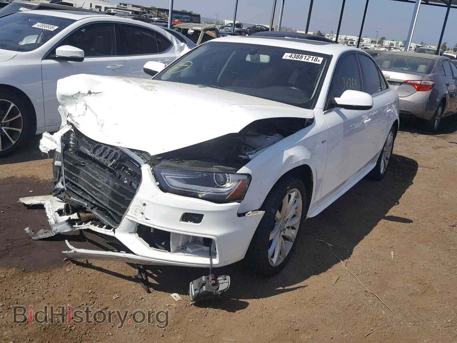 2014 AUDI A4 - VIN: WAUAFAFL7EN041601 - Фото 2