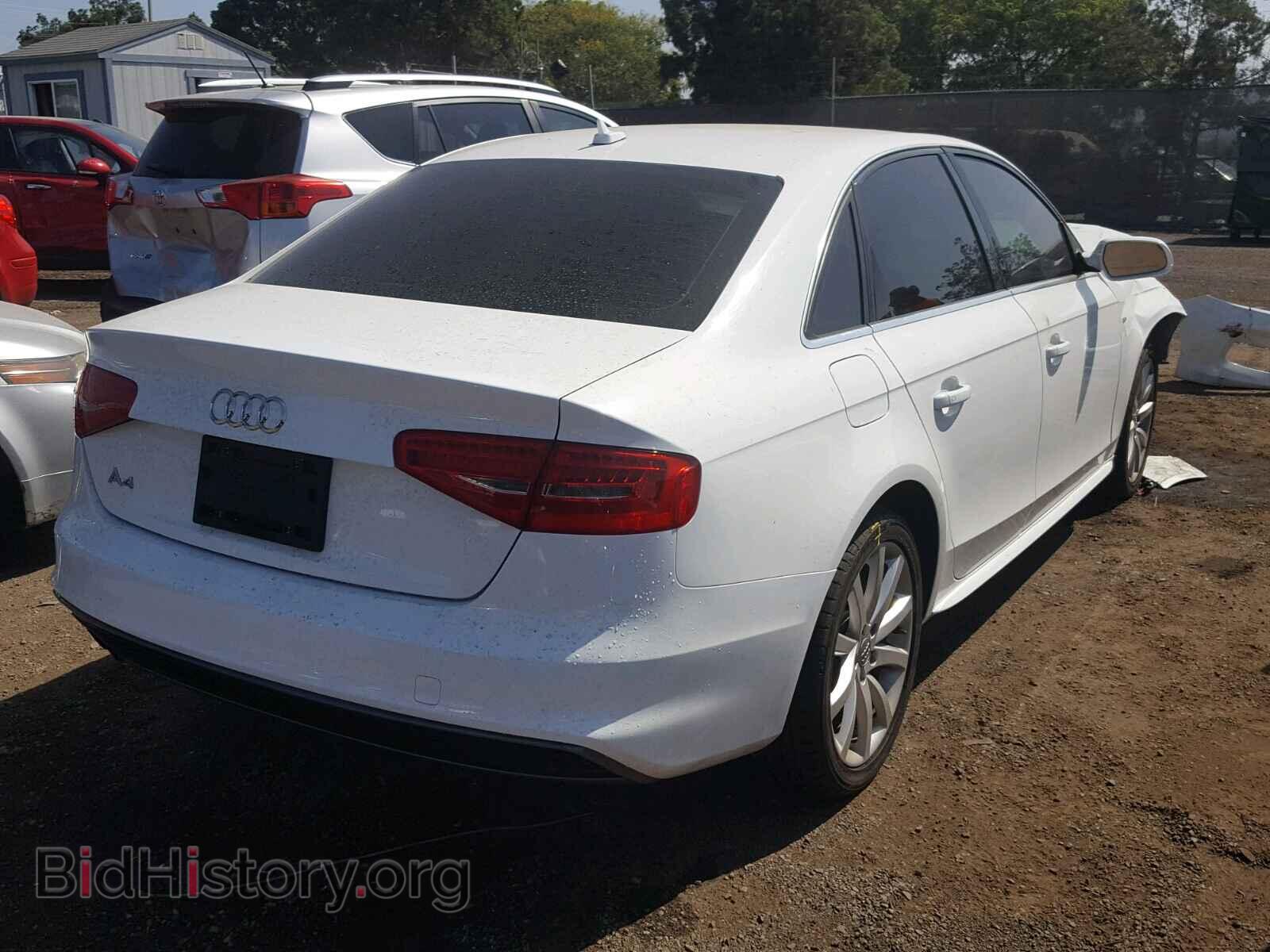 2014 AUDI A4 - VIN: WAUAFAFL7EN041601 - Фото 4