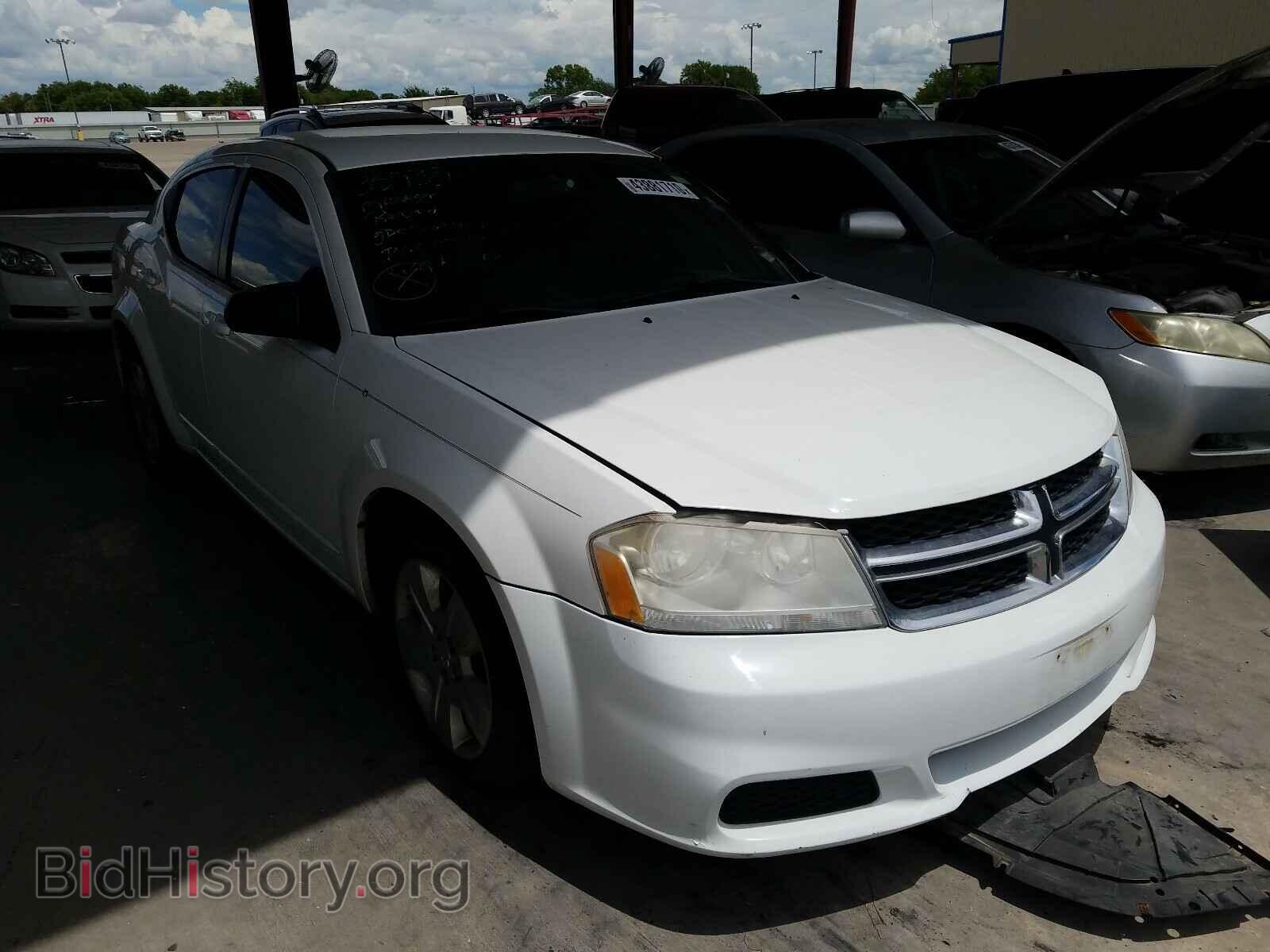 Photo 1C3CDZAB9CN323254 - DODGE AVENGER 2012