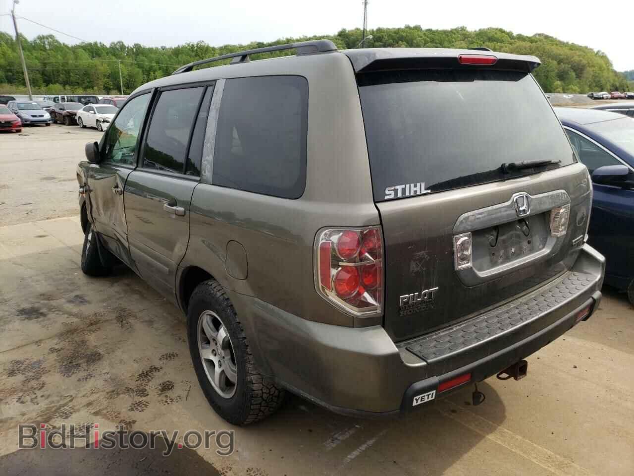 2007 HONDA PILOT - VIN: 2HKYF18487H528901 - Фото 3