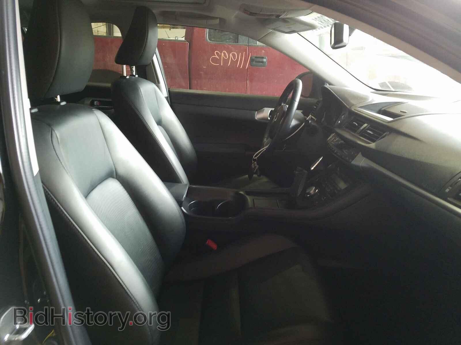 2012 LEXUS CT 200 - VIN: JTHKD5BH5C2098897 - Фото 5