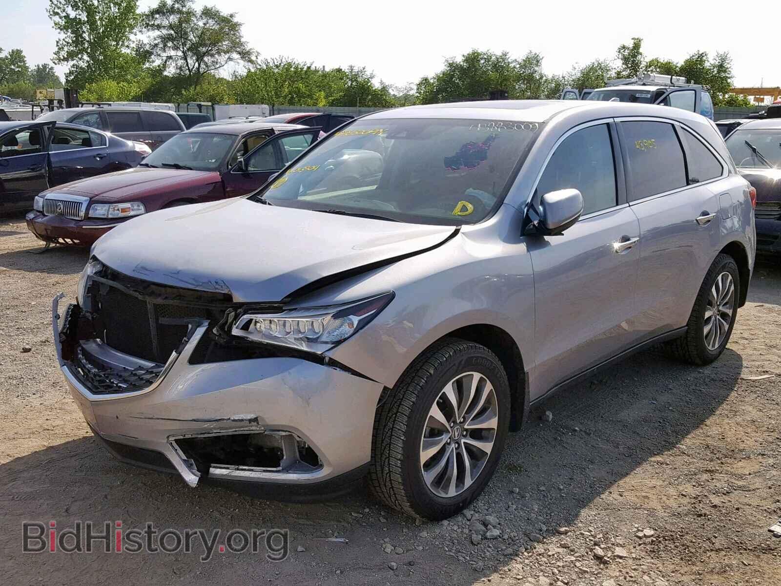 2016 ACURA MDX - VIN: 5FRYD4H48GB013904 - Фото 2
