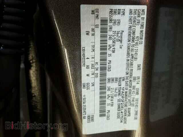 2014 FORD FOCUS - VIN: 1FADP3F23EL417034 - Photo 10