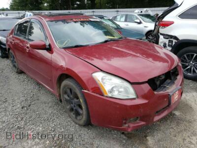 2007 Nissan MAXIMA Maxima SE, maroon — VIN 1N4BA41E67C837972, Copart