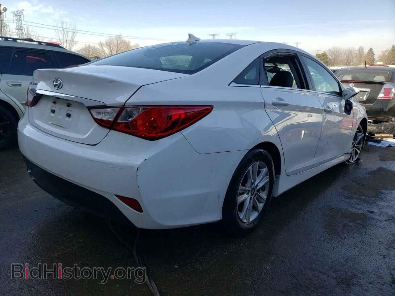 2014 HYUNDAI SONATA - VIN: 5NPEB4AC0EH896570 - Фото 3