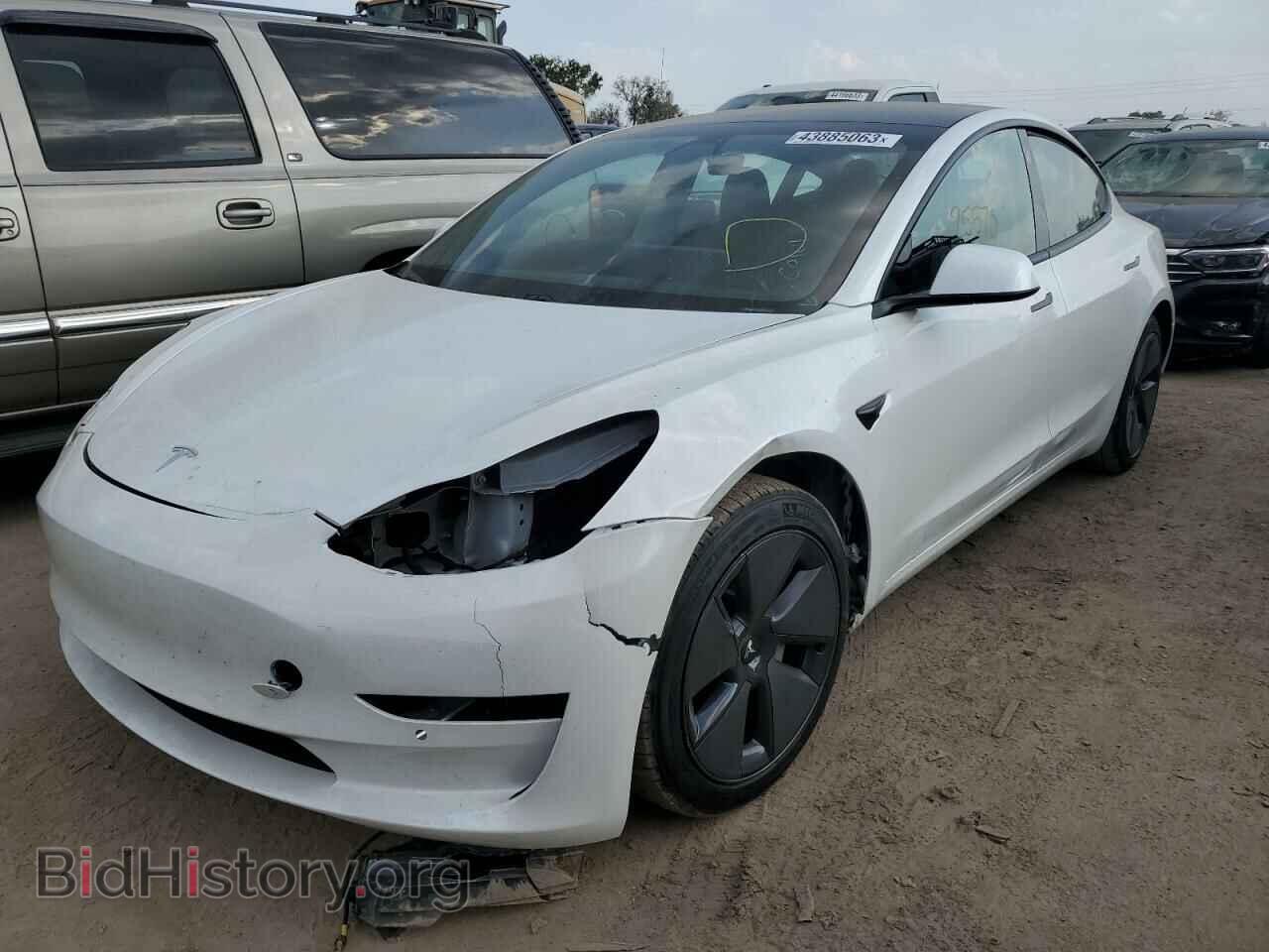 Фотография 5YJ3E1EA1MF017242 - TESLA MODEL 3 2021