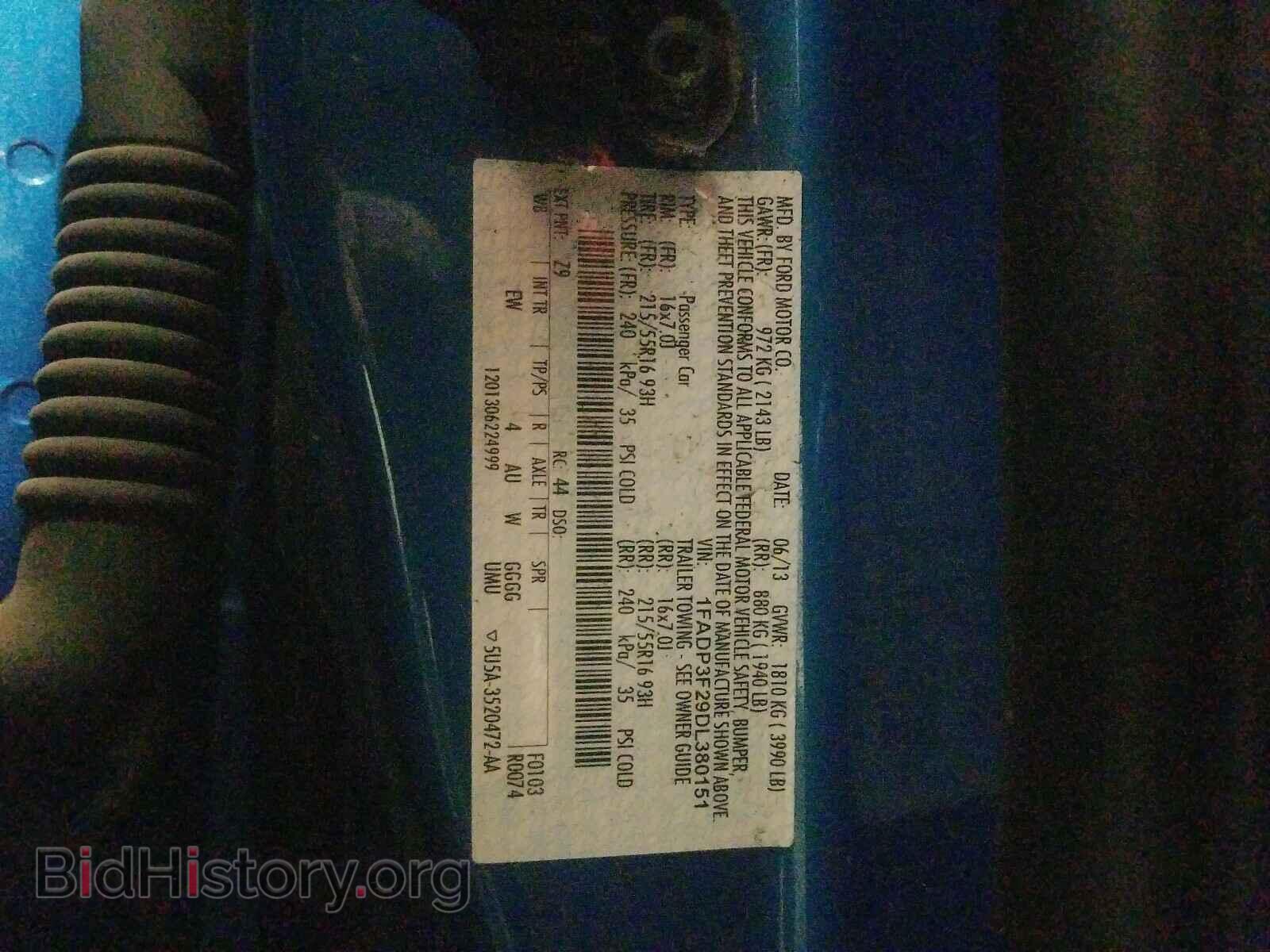 2013 FORD FOCUS - VIN: 1FADP3F29DL380151 - Photo 10
