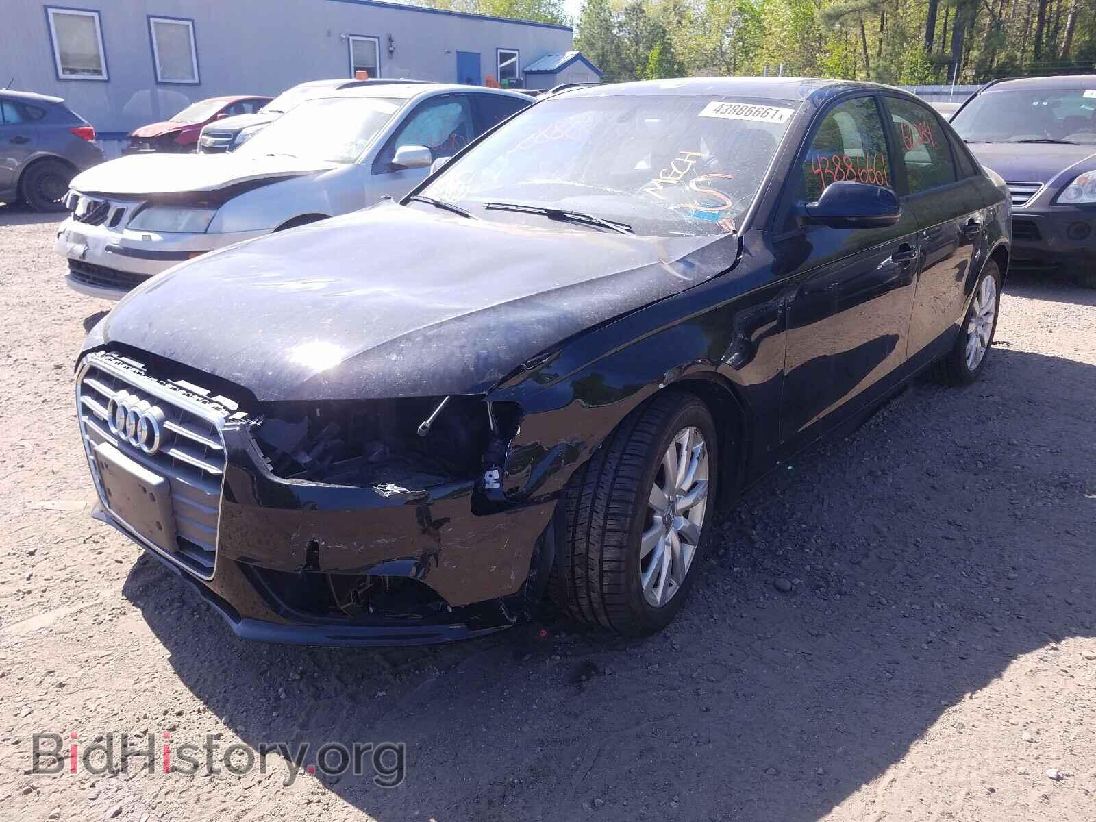 2014 AUDI A4 - VIN: WAUBFAFL8EN031275 - Фото 2