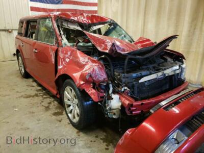 2012 Ford FLEX Flex Limit, red — VIN 2FMHK6DCXCBD05699, Copart