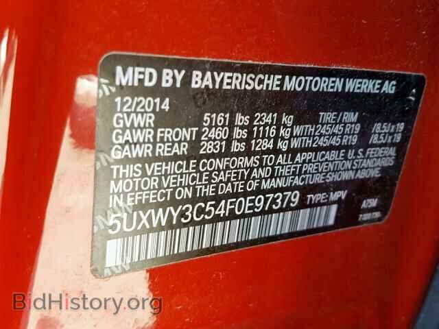 2015 BMW X3 - VIN: 5UXWY3C54F0E97379 - Фото 10
