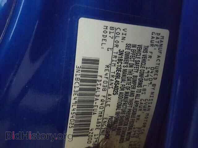 2009 NISSAN VERSA - VIN: 3N1BC13E49L454025 - Фото 10
