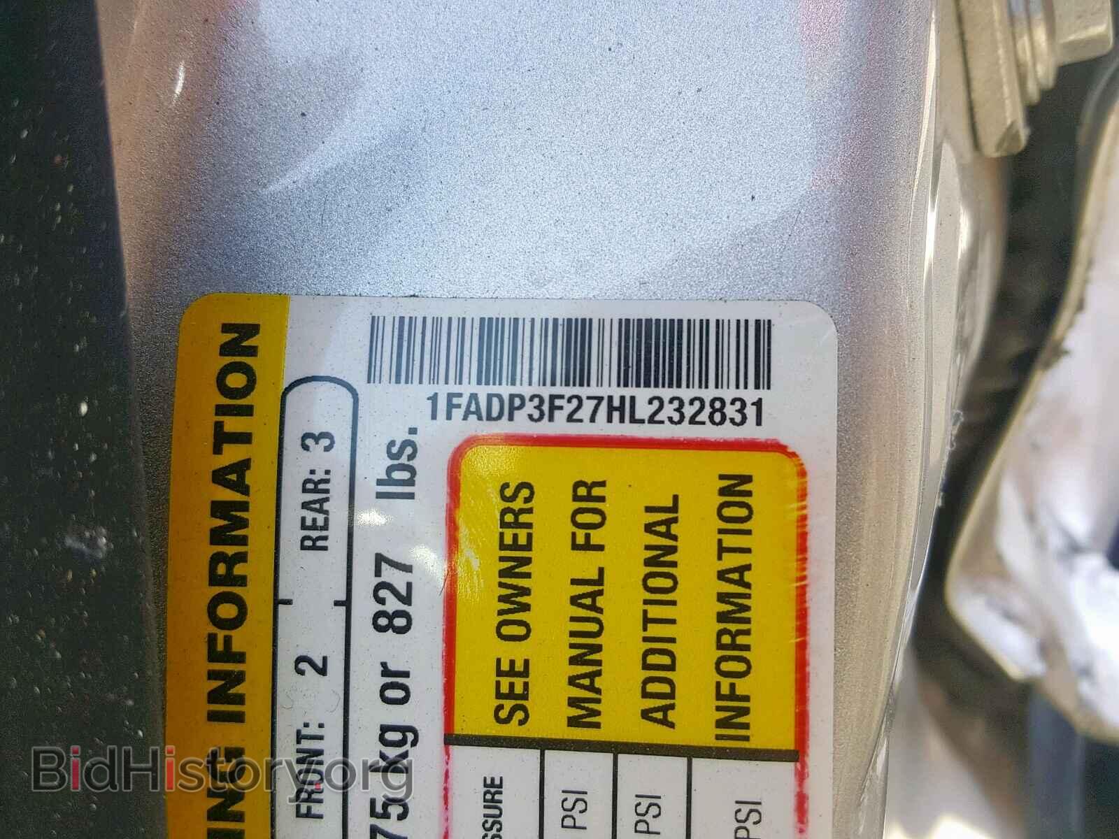 2017 FORD FOCUS SE - VIN: 1FADP3F27HL232831 - Фото 10