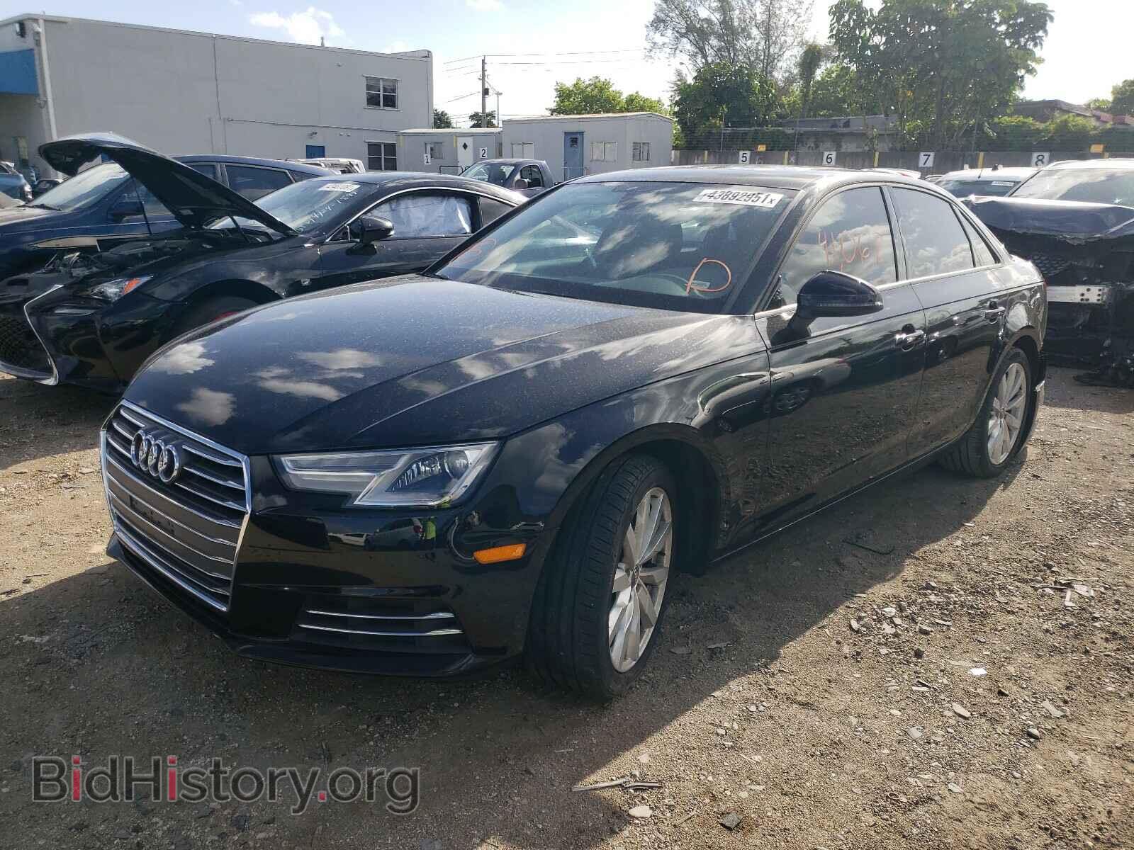 2017 AUDI A4 - VIN: WAUGMAF40HN049455 - Фото 2