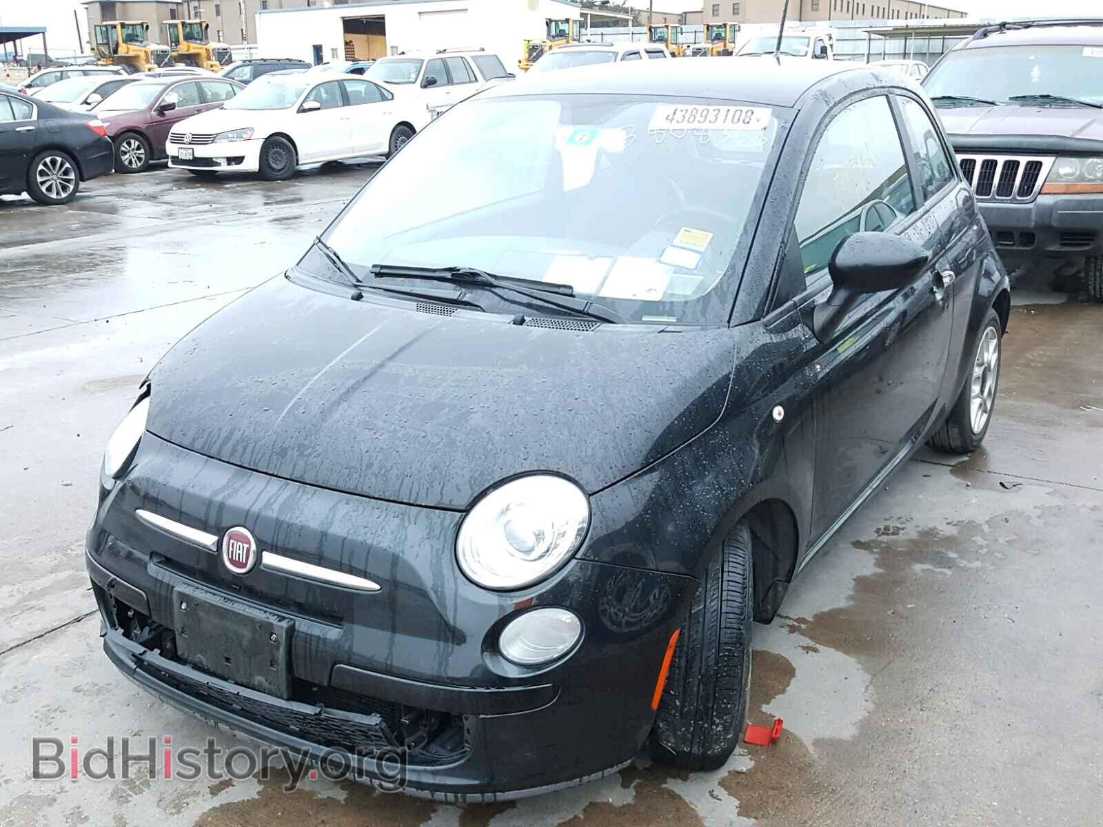 2013 FIAT 500 - VIN: 3C3CFFAR8DT672526 - Фото 2