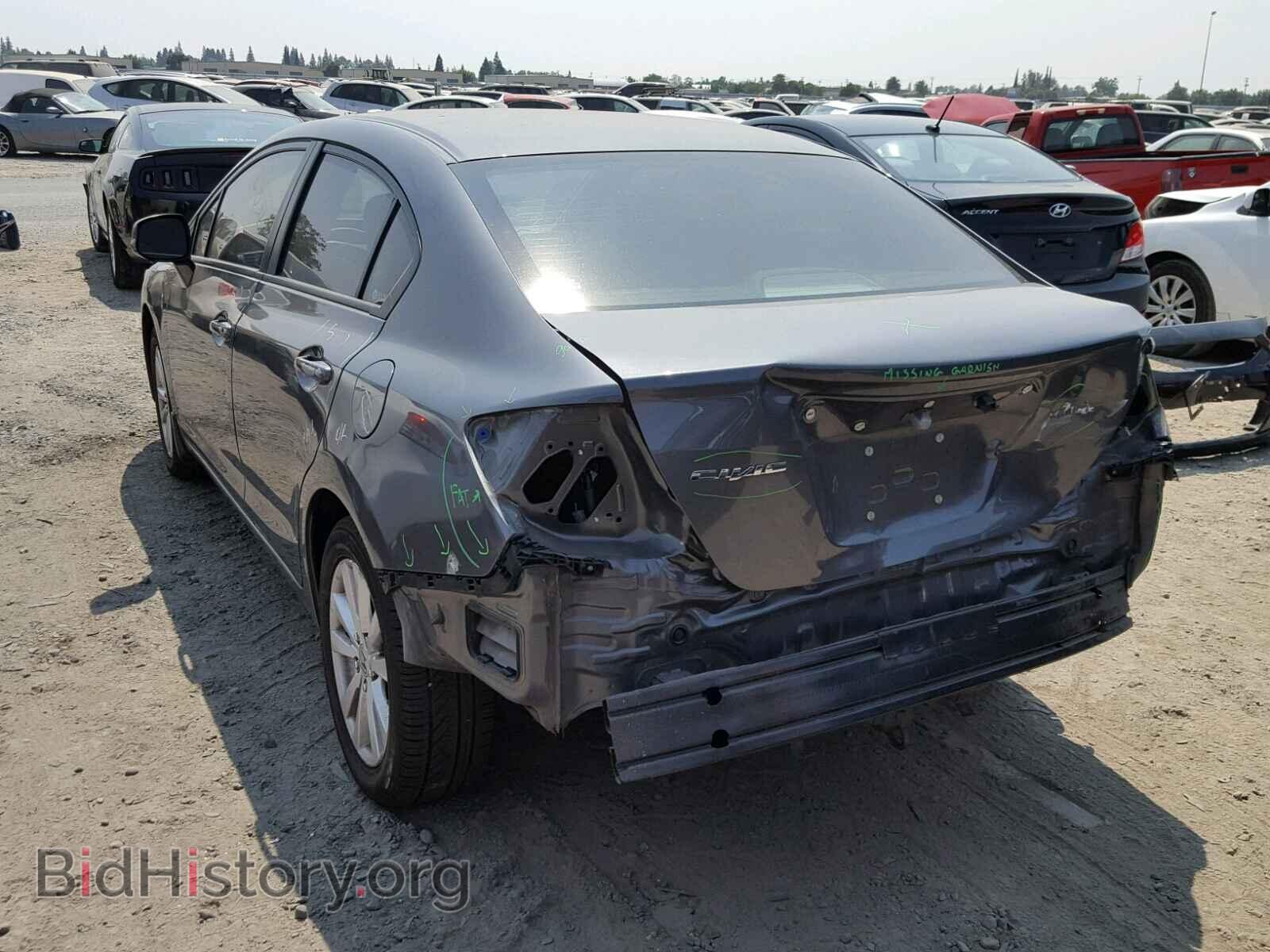 2012 HONDA CIVIC - VIN: 2HGFB2F87CH315344 - Photo 3