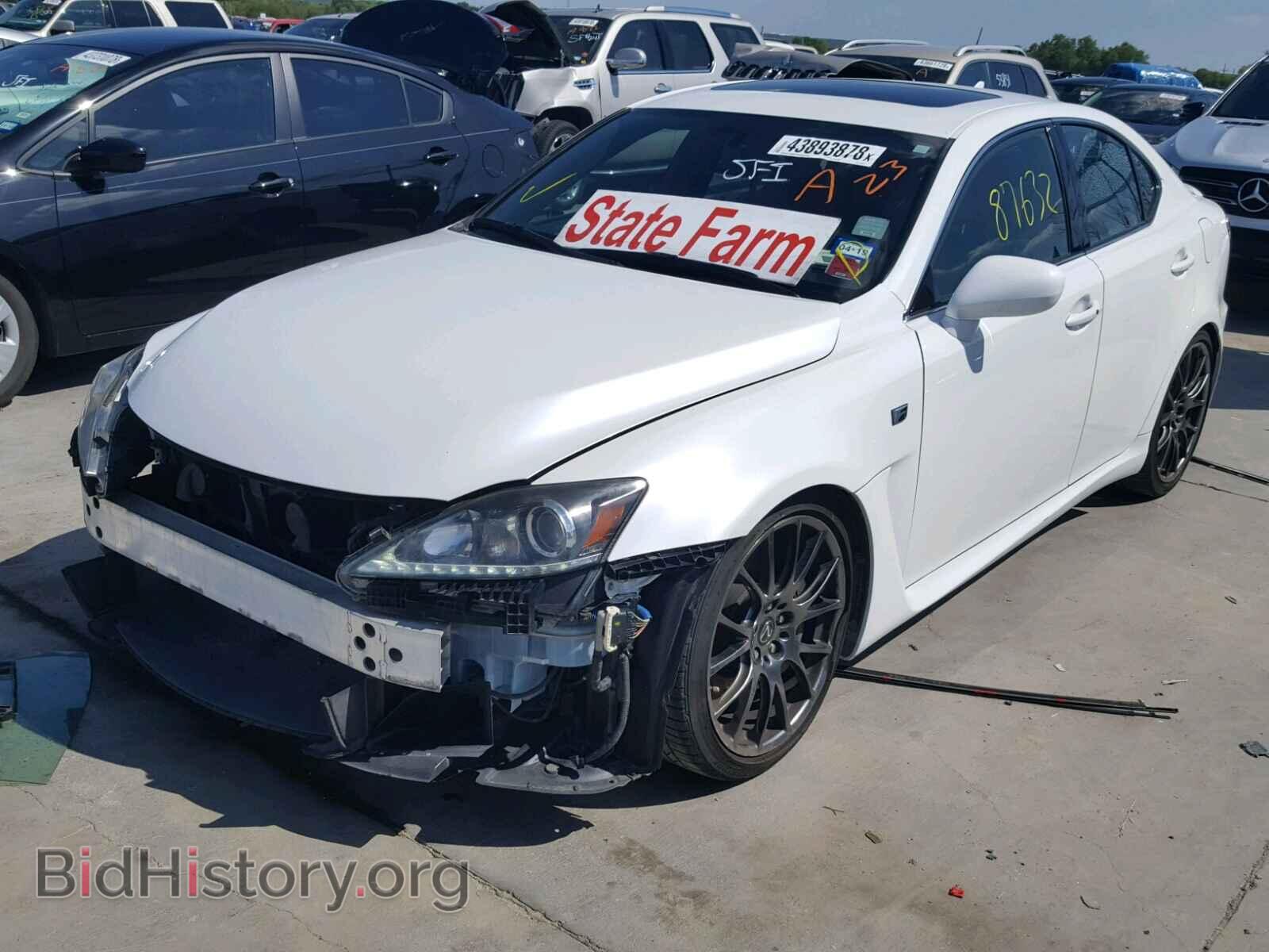 2012 LEXUS IS F - VIN: JTHBP5C2XC5009924 - Фото 2