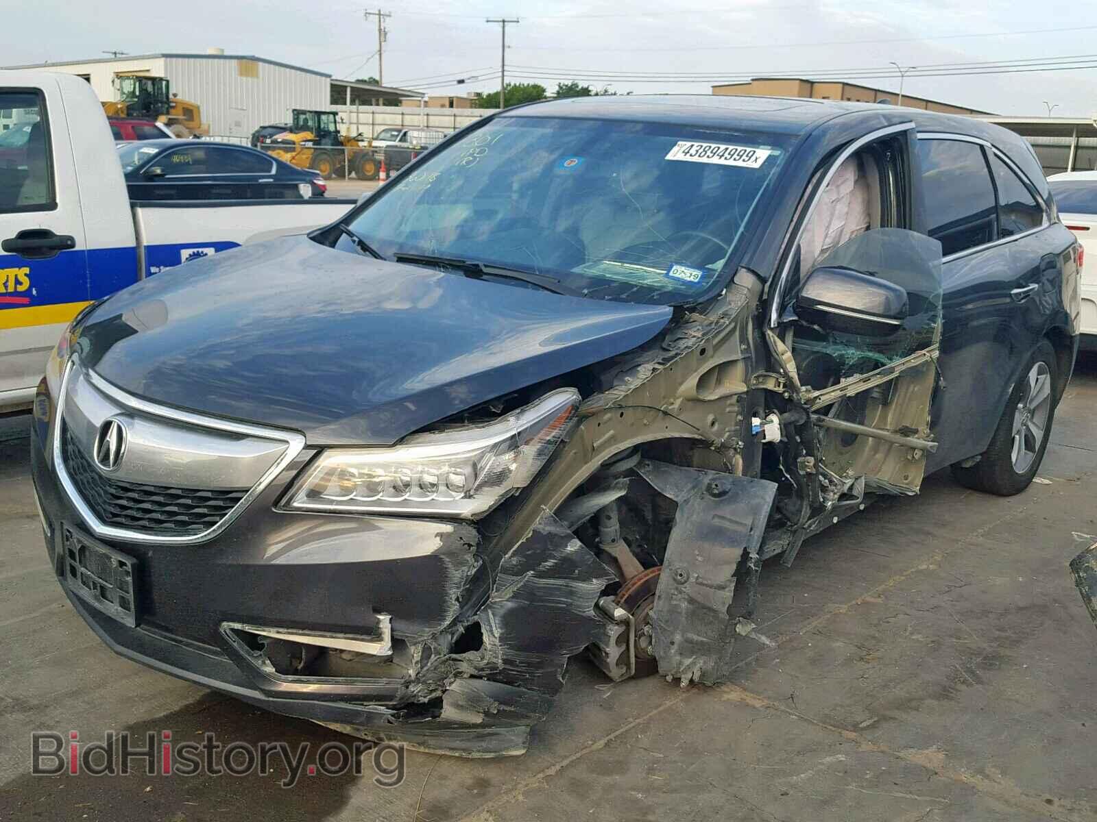 2015 ACURA MDX - VIN: 5FRYD3H27FB002710 - Фото 2