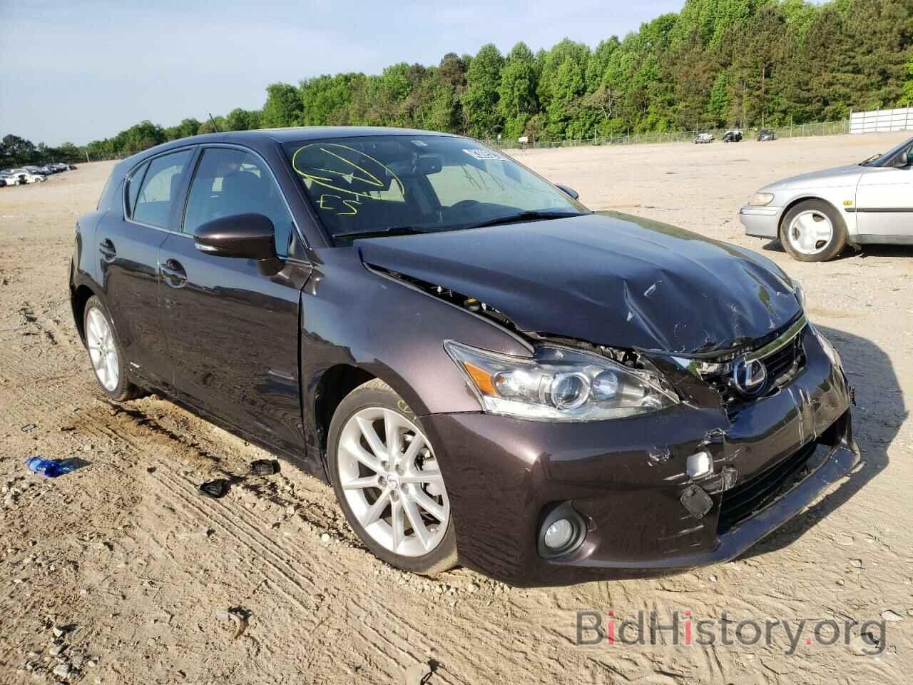 Photo JTHKD5BH7C2096276 - LEXUS CT 200 2012